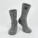 Polar Feet Fleece Socks - Snow Leopard