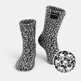 Polar Feet Fleece Socks - Snow Leopard