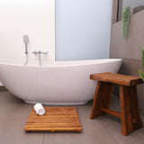 Redfish Oiled Teak Shower and Bath Mat 19.6″ x 19.6″