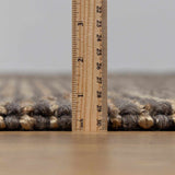 The Merel Hand Woven Rug, Medium Brown