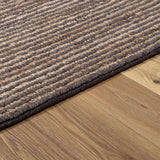 The Merel Hand Woven Rug, Medium Brown