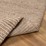 The Merel Hand Woven Rug, Light Brown