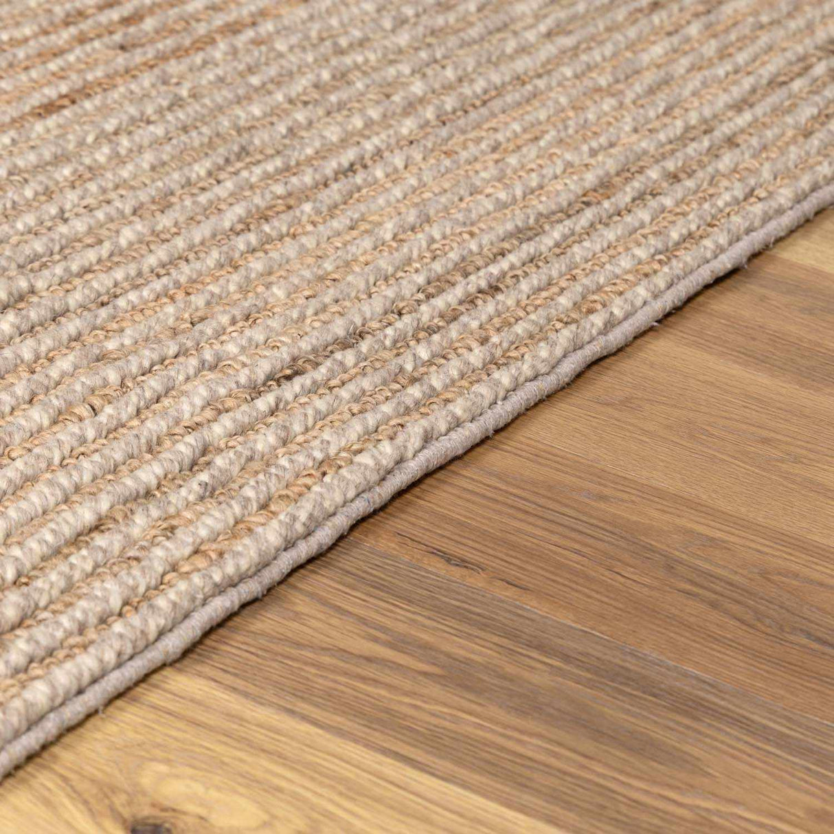 The Merel Hand Woven Rug, Light Brown
