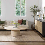 The Merel Hand Woven Rug, Light Brown