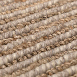 The Merel Hand Woven Rug, Light Brown