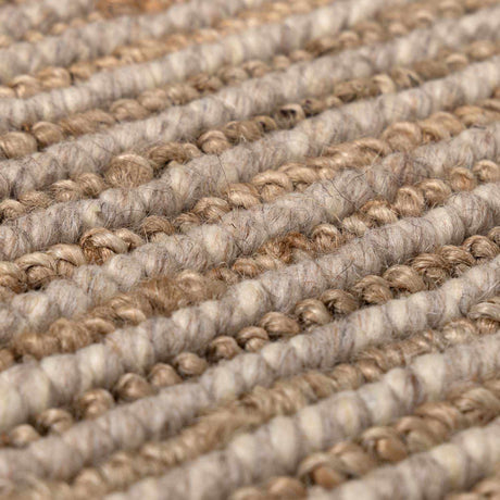 The Merel Hand Woven Rug, Light Brown