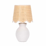 Salgareda White Ceramic Table Lamp