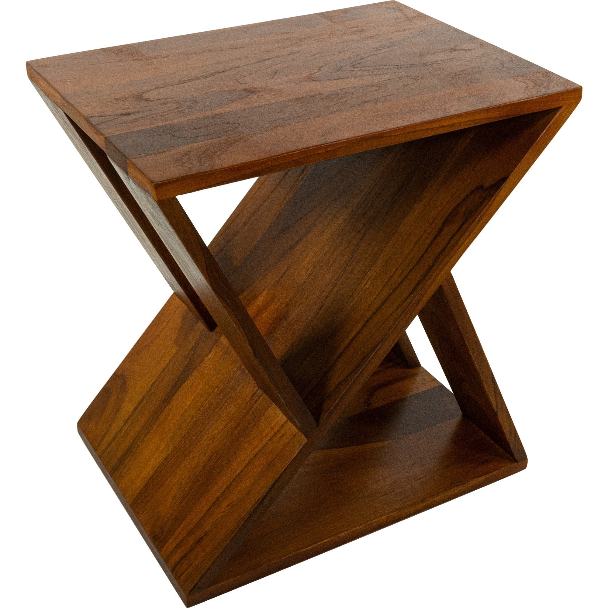 Danish Teak Slatted Stool – Plow & Hearth