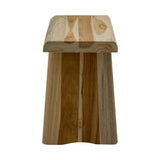 Salem Teak Shower and Bath Stool with Curved Seat