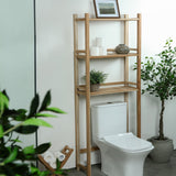 Savannah Natural Teak Bathroom Indoor/Outdoor Toilet Storage Rack