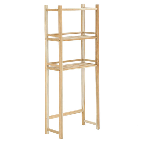 Savannah Natural Teak Bathroom Indoor/Outdoor Toilet Storage Rack