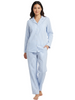 Womens Poplin Pajama Set