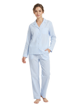 Womens Poplin Pajama Set