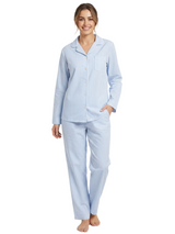 Womens Poplin Pajama Set