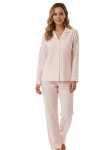 Womens Poplin Pajama Set