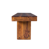 Solid Sheesham Wood Bench