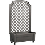 Self-Watering Garden Planter with Trellis