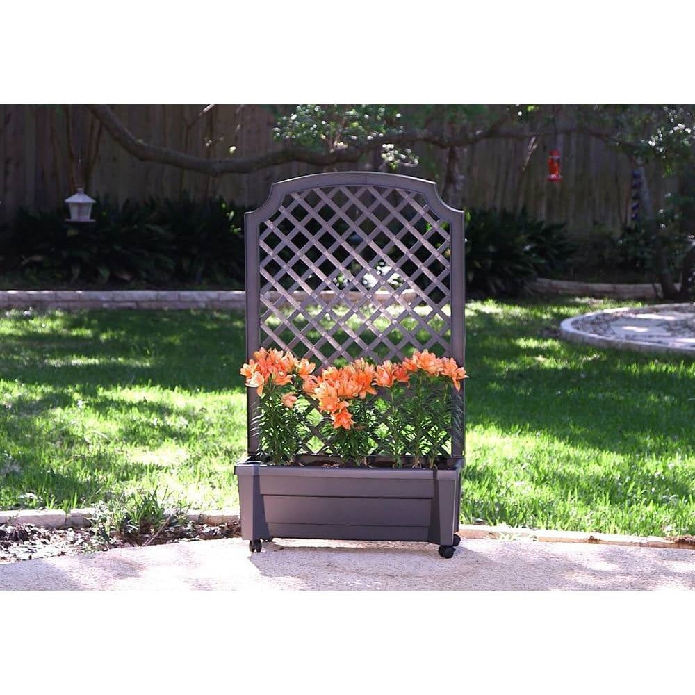 Self-Watering Garden Planter with Trellis