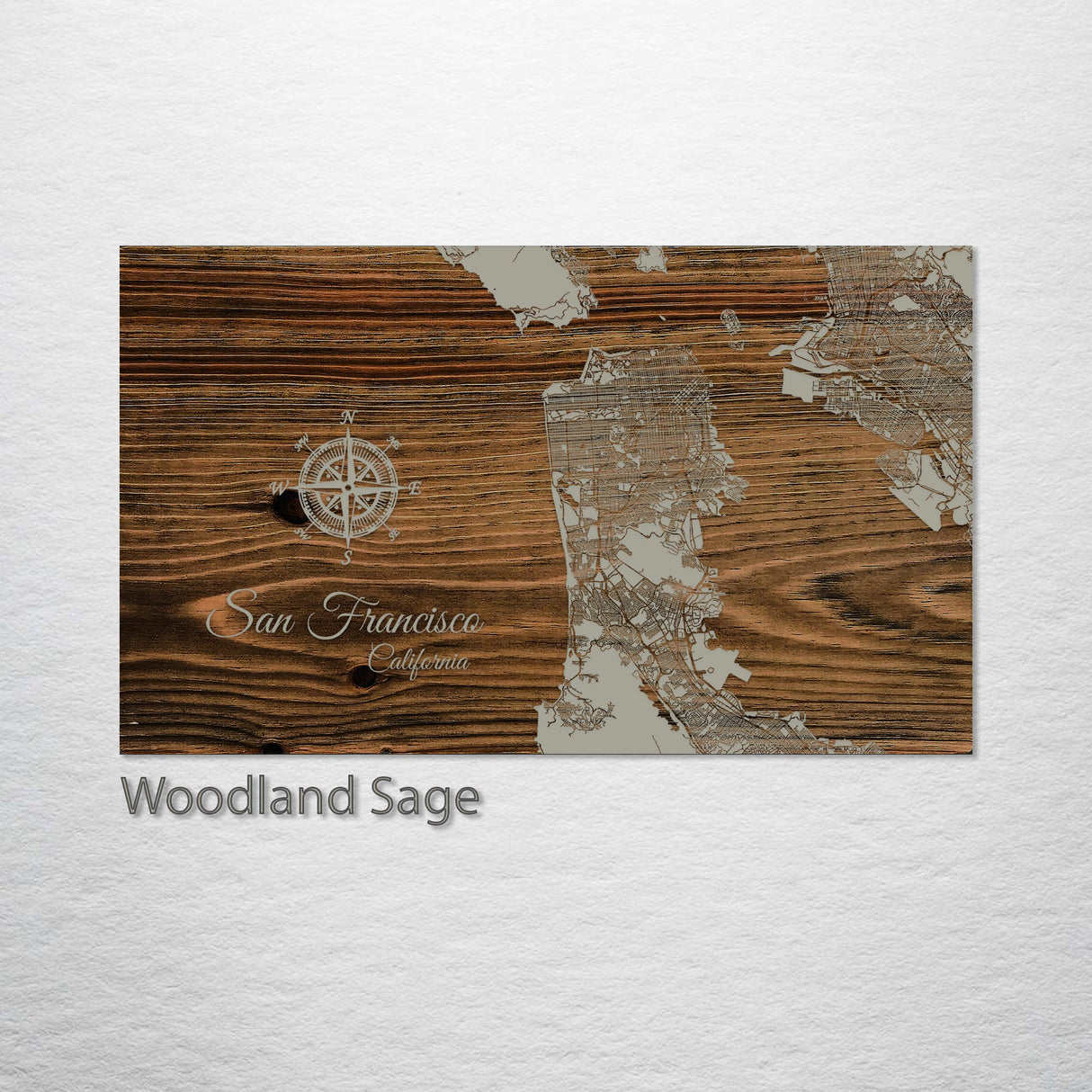 San Francisco, California Street Map