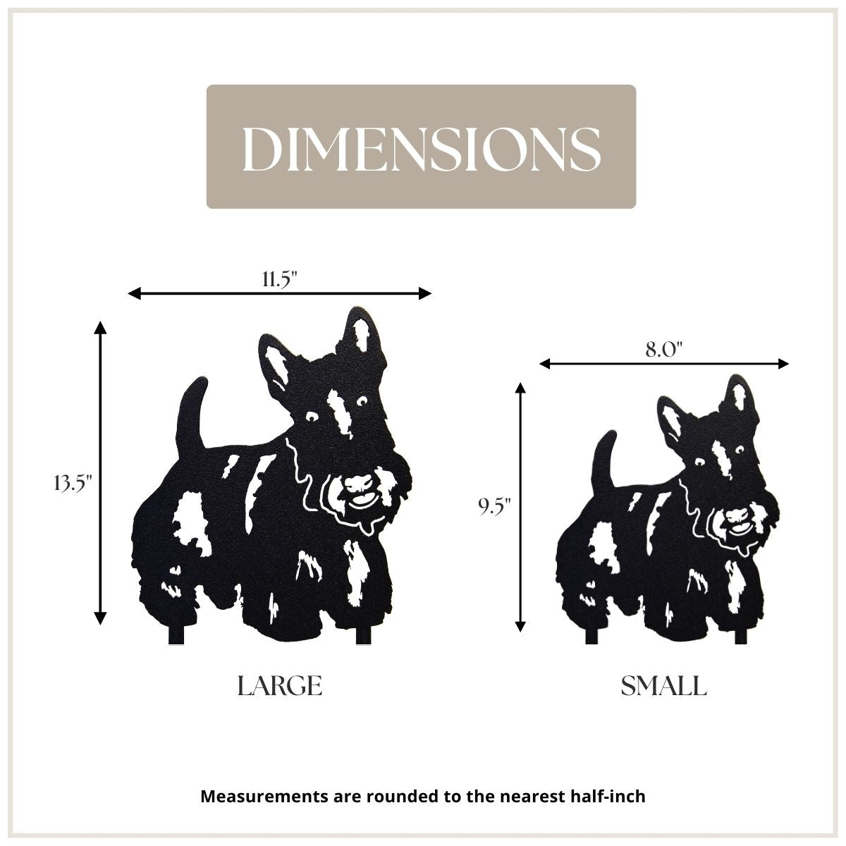 Scottish Terrier Garden Stake