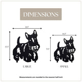 Scottish Terrier Garden Stake