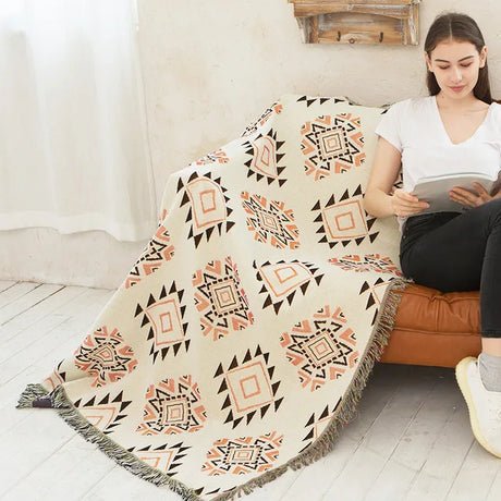 Butterfly Carp Sofa Blanket