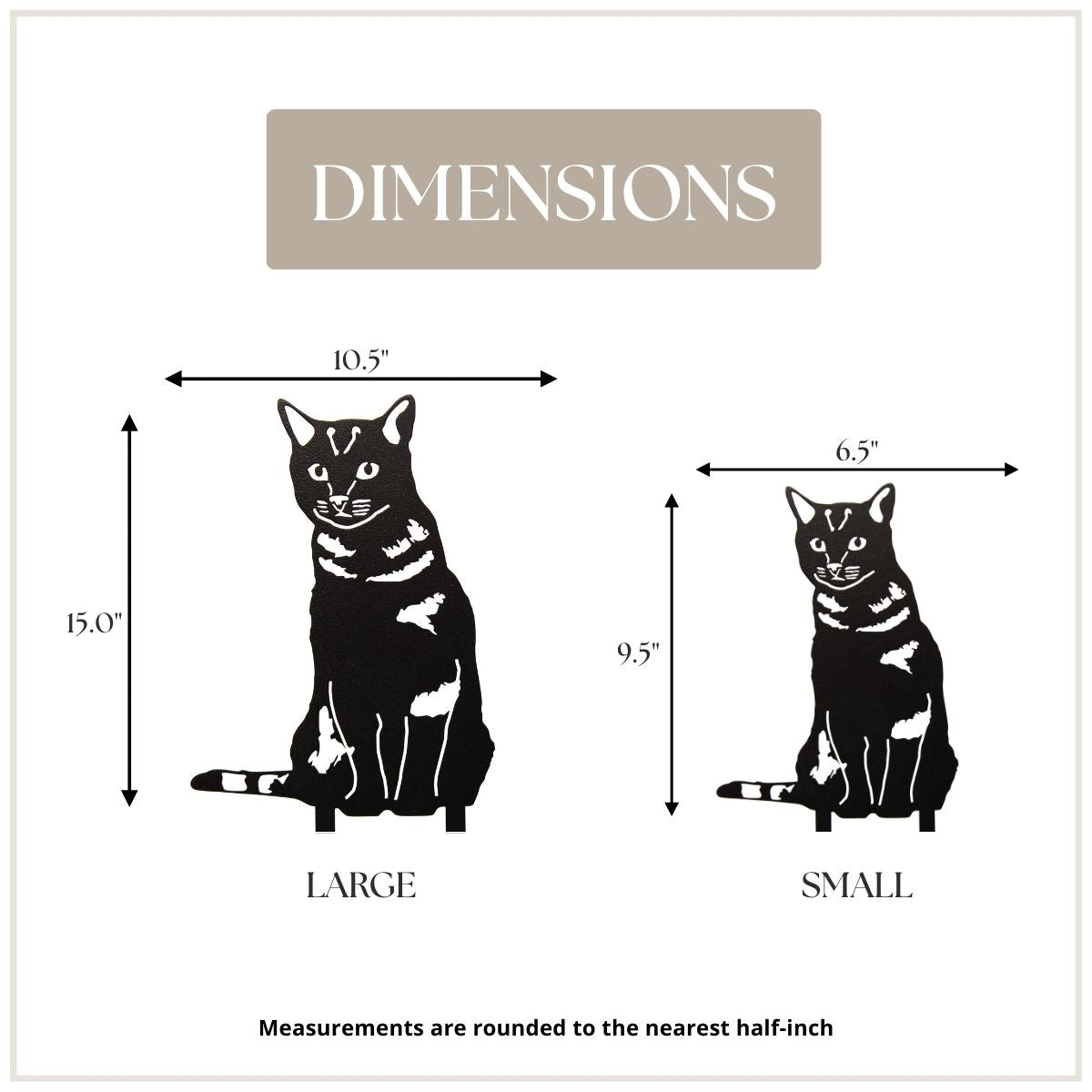 Shorthair Tabby Garden Stake