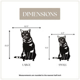 Shorthair Tabby Garden Stake