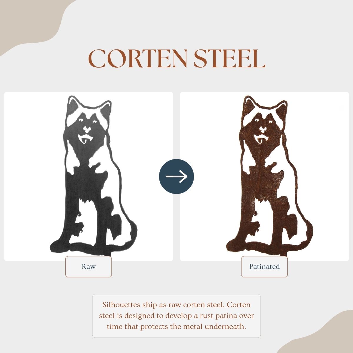 Alaskan Malamute Garden Stake