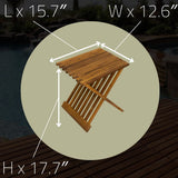 Winchester Teak Folding Stool