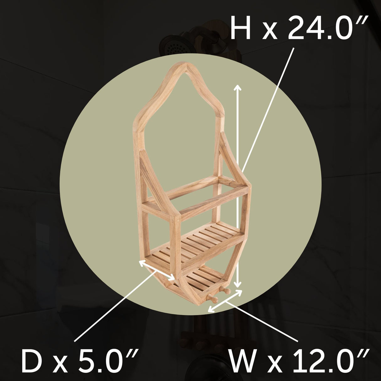 Tulum Natural Shower Caddy