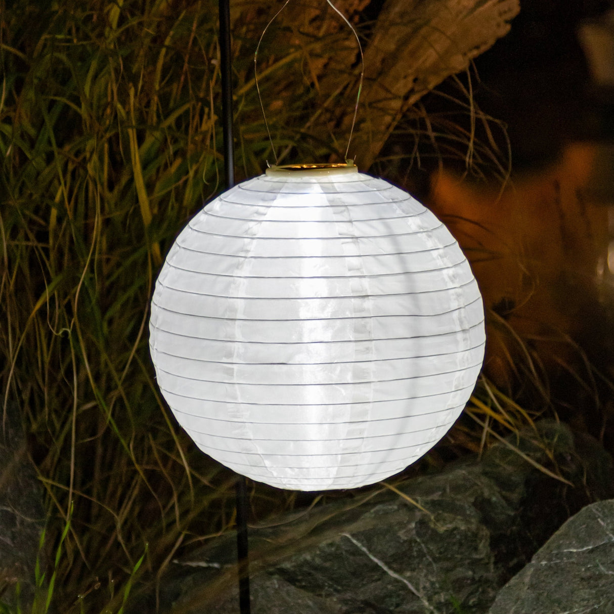 Soji Festival 12" Round Solar Lantern