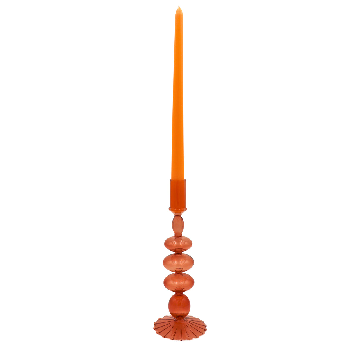 24 Extra Tall Warm Pumpkin Spice Taper Candle - 6 Packs of 4