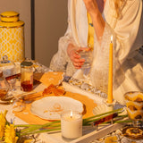 24 Extra Tall Warm Pumpkin Spice Taper Candle - 6 Packs of 4