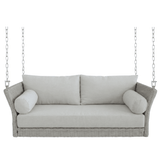 Sonoma Wicker Daybed Porch Swing With Cushions