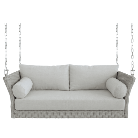 Sonoma Wicker Daybed Porch Swing With Cushions