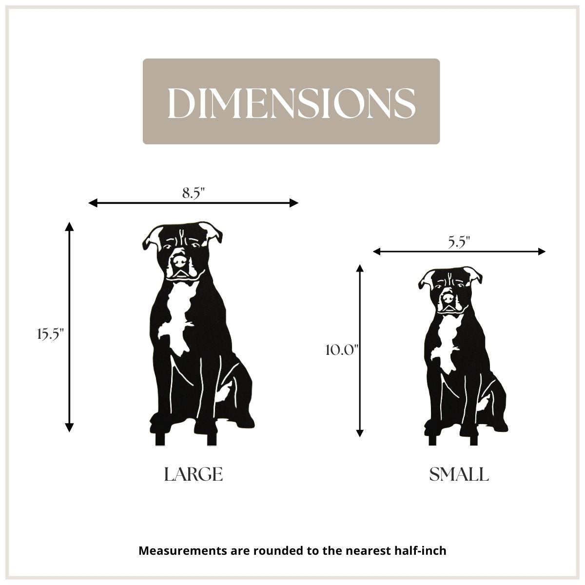 American Staffordshire Terrier Metal Art – Handcrafted Dog Décor