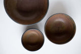 Rust Stoneware Nesting Bowl Set