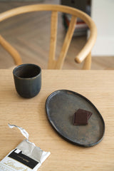 Rust Matte Stoneware Serving Platter