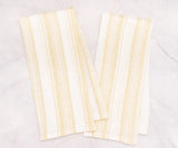 Yellow Kitchen Towels - 100% Linen Towels
