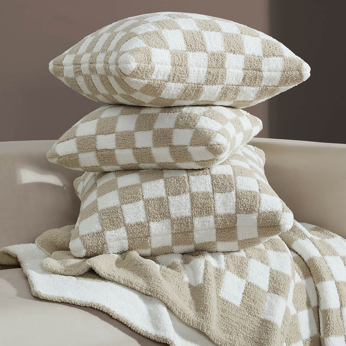 Checkerboard Throw Pillow