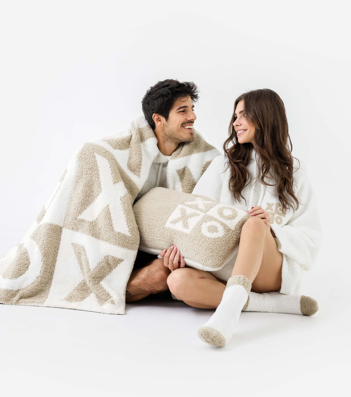 XO Checkerboard Small Lumbar Pillow