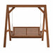 Amish Casual Heavy Duty Roll Back Swing with A-Frame Stand