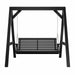 Amish Casual Heavy Duty Roll Back Swing with A-Frame Stand
