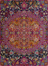 Burnt Orange Ojus Area Rug