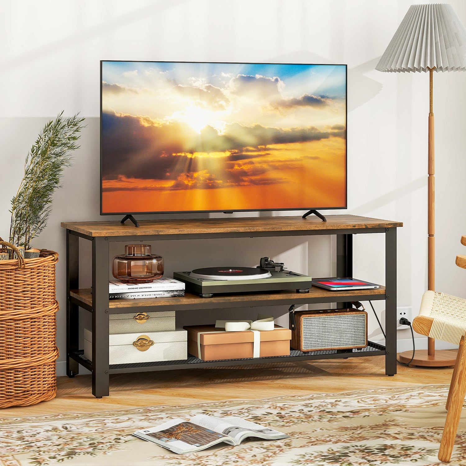 Industrial TV Stand