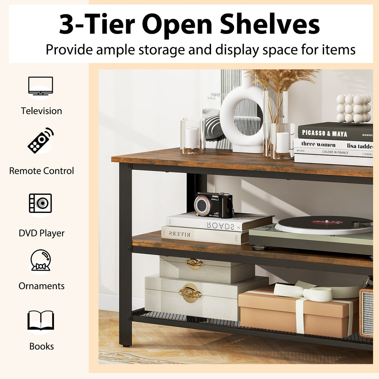 Industrial TV Stand
