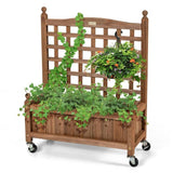 Solid Fir Wood Raised Garden Bed Planter