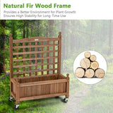 Solid Fir Wood Raised Garden Bed Planter