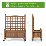 Solid Fir Wood Raised Garden Bed Planter